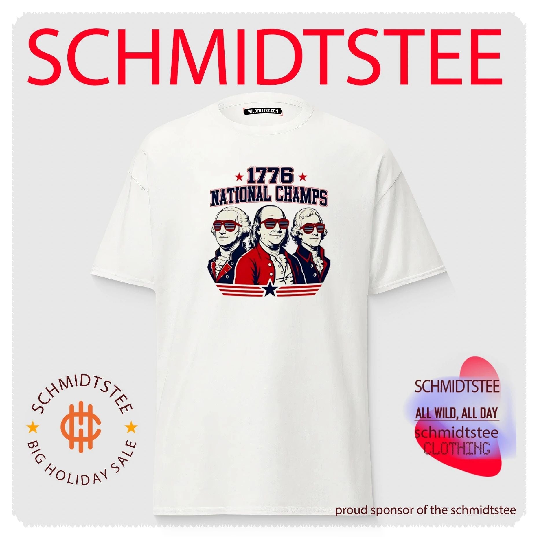 1776 National Champs Founding Fathers Shirt