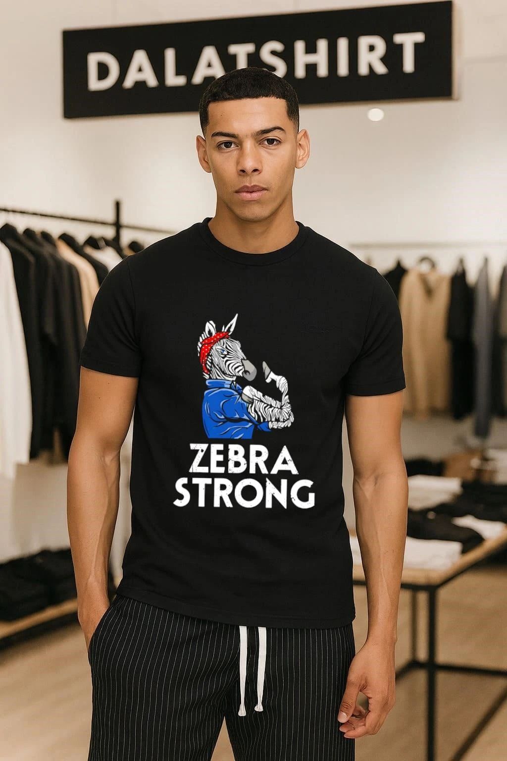 Rosie the Riveter Zebra Strong shirt