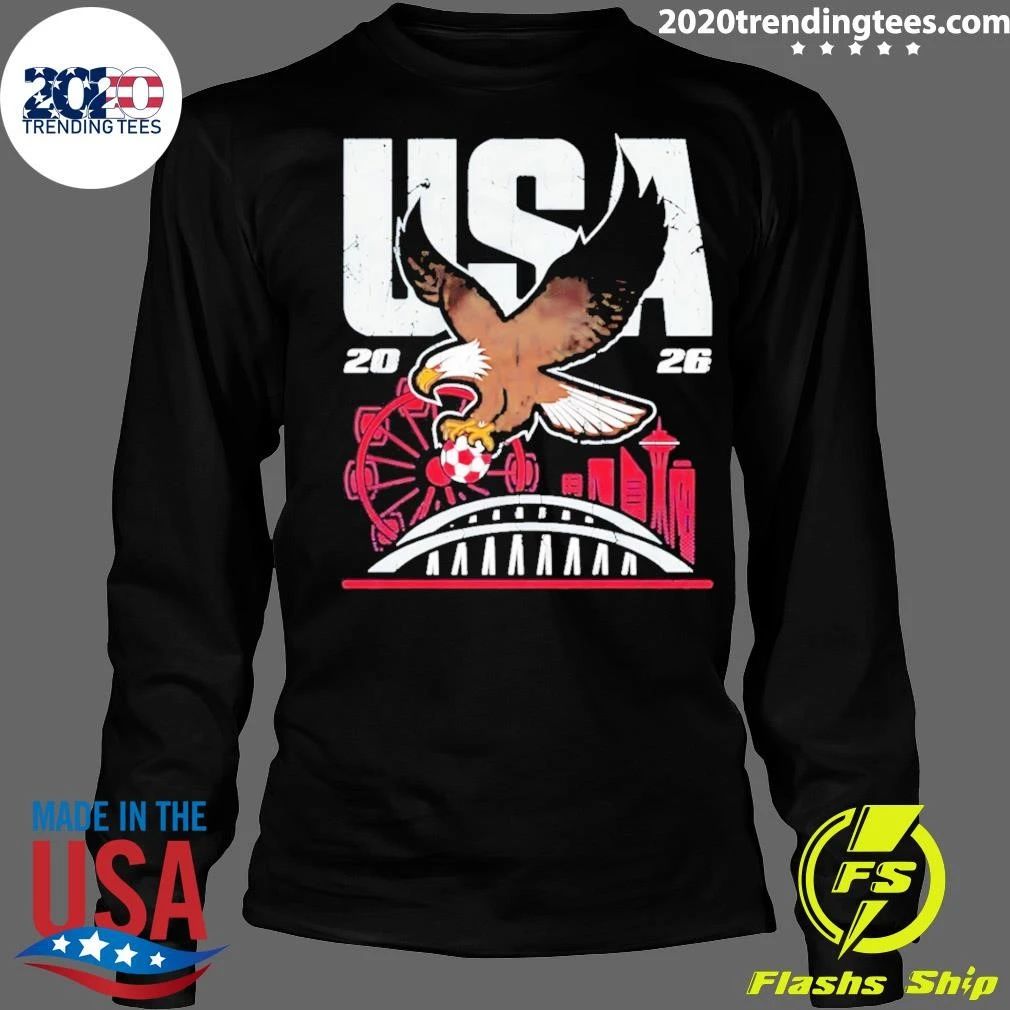 USA Road to Glory Seattle 2026 Eagle Space Needle Shirt