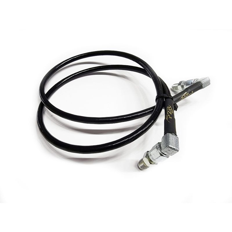 94-01 Acura Integra K Swapped Full Length Steel Braided Clutch Line Black