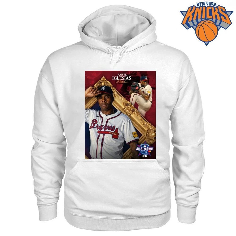 Raisel Iglesias Atlanta Braves MLB All Star Game 2026 Pitcher Gold Frame Shirt