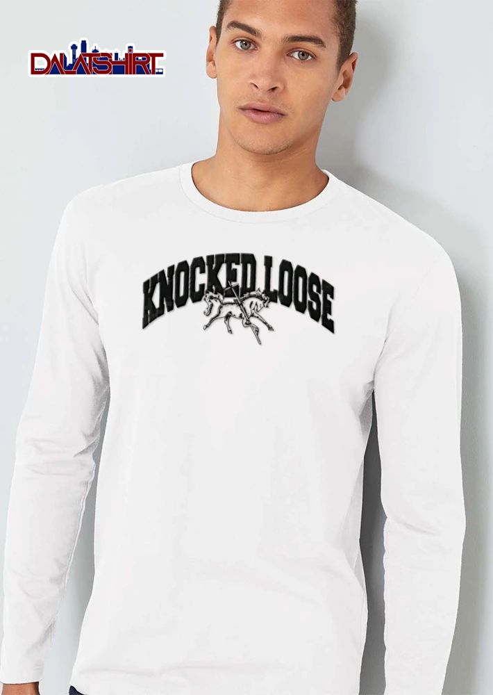 Knocked Loose horse impaled by cross illustration shirt