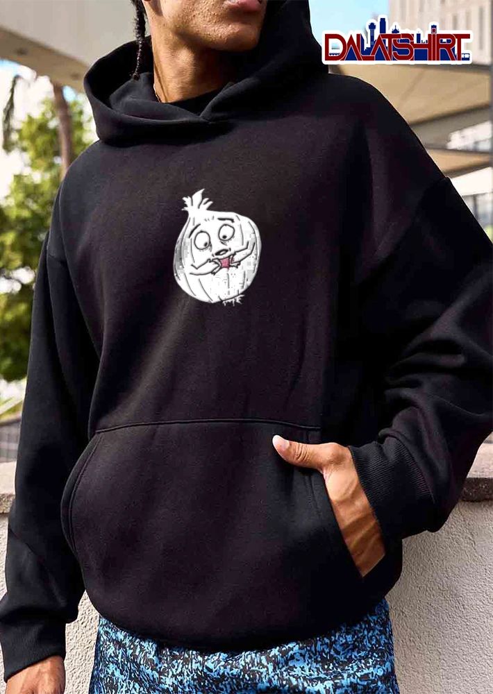Onion character eating itself shirt