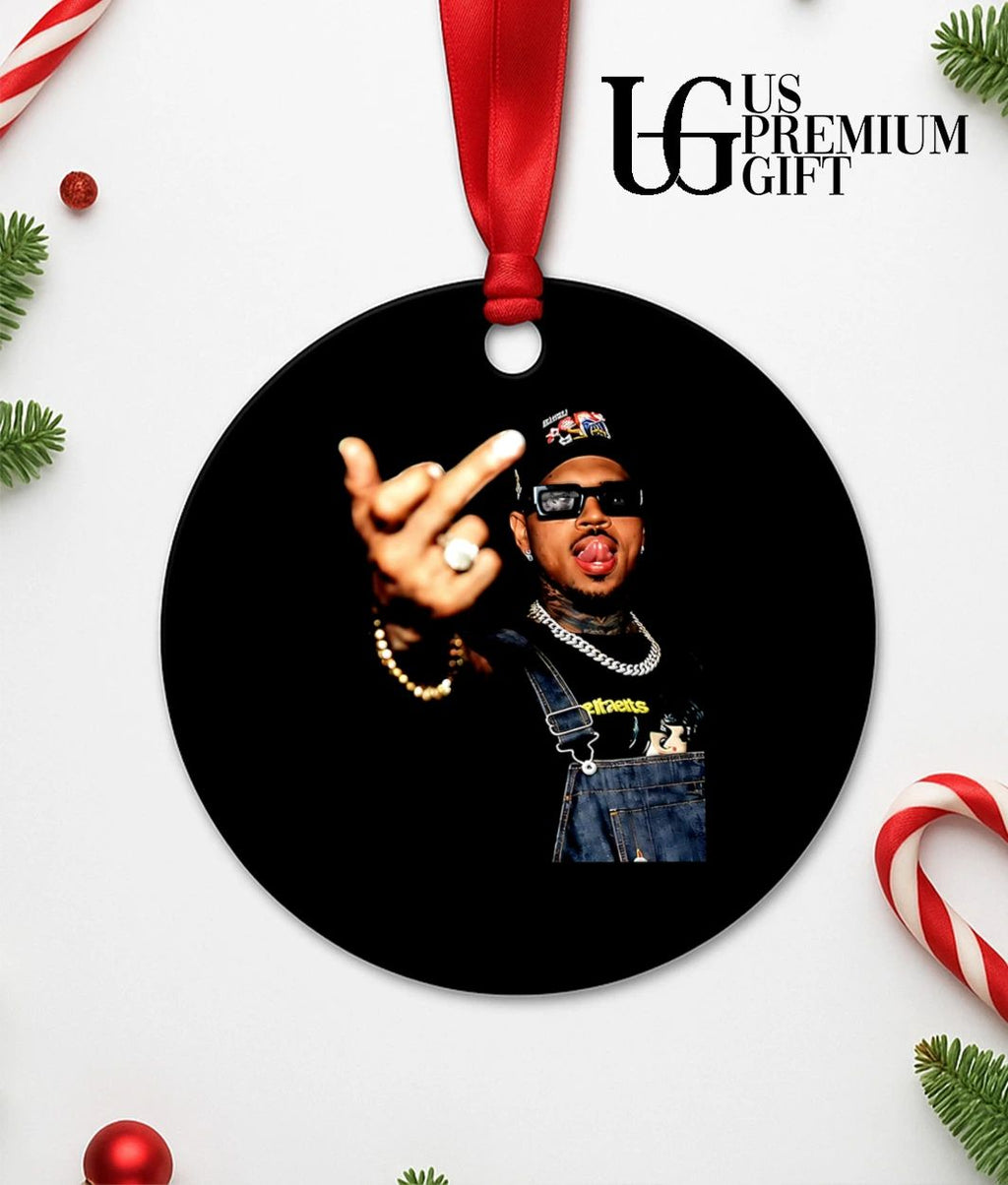 Chris Brown middle finger shirt