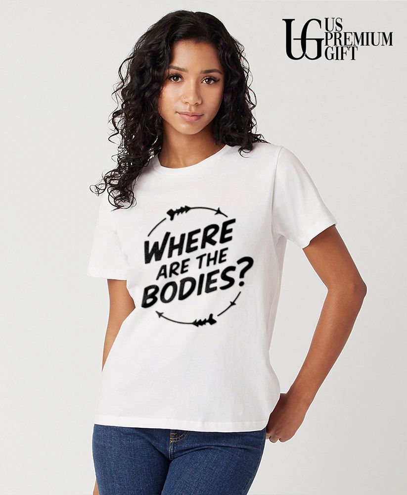Jim McMurtry wearing Where Are The Bodies shirt