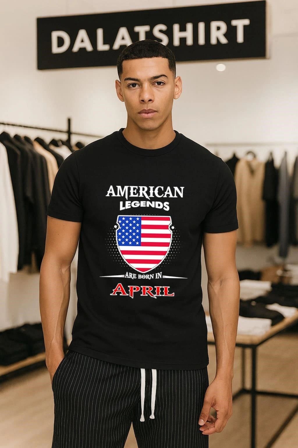 American Legends Are Born In April shirt
