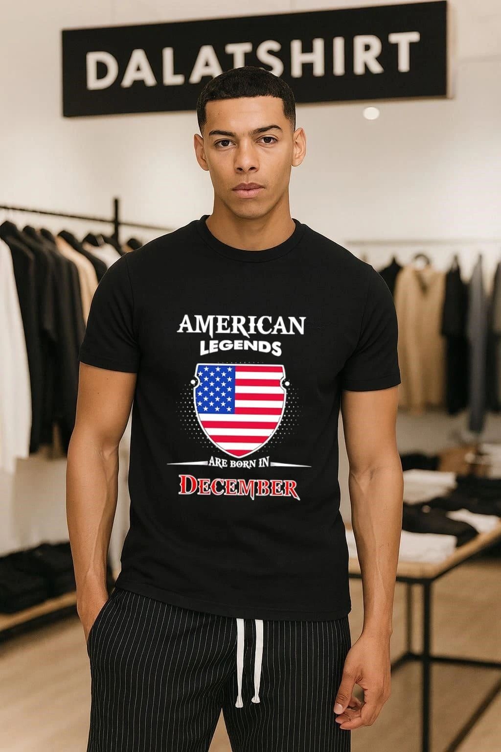 American Legends Are Born In December shirt