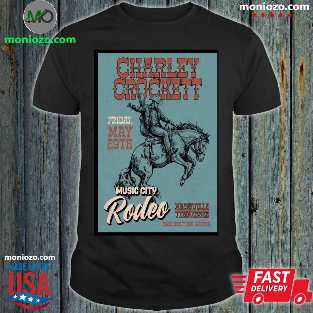 Charley Crockett In Nashville TN On May 29 2026 Poster Shirt