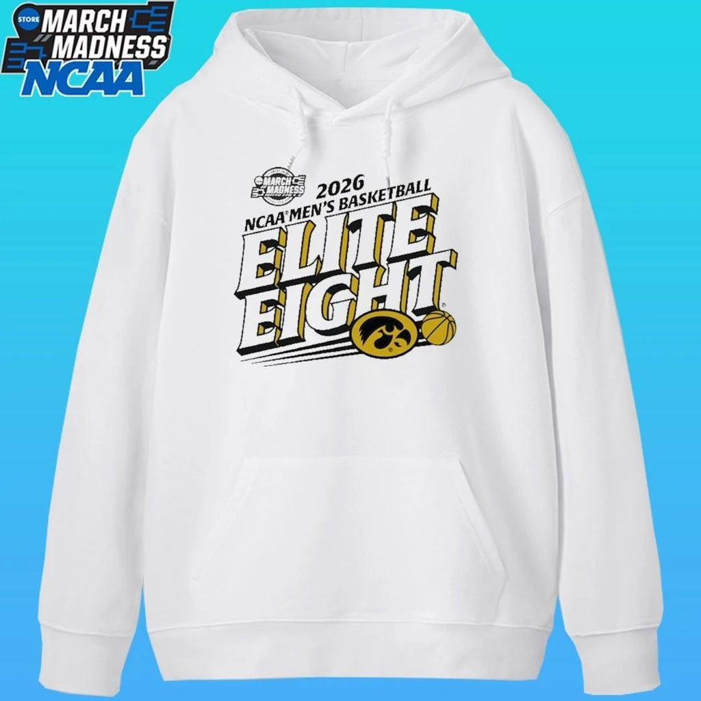 Iowa Hawkeyes 2026 Ncaa Men’s Basketball Elite Eight March Madness Shirt