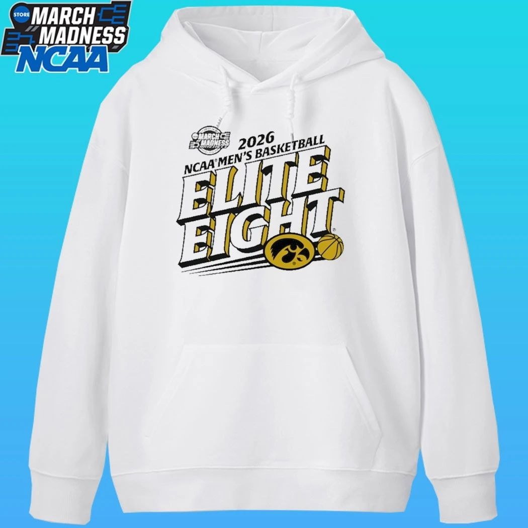 Iowa Hawkeyes 2026 Ncaa Men’s Basketball Elite Eight March Madness Shirt