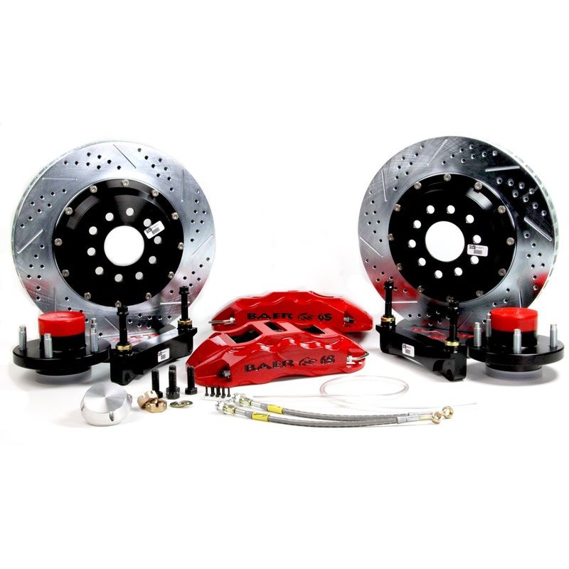 Baer Brakes 14″ Extreme+ Front Brake Kit, Hugger Orange, SDZ, Std.