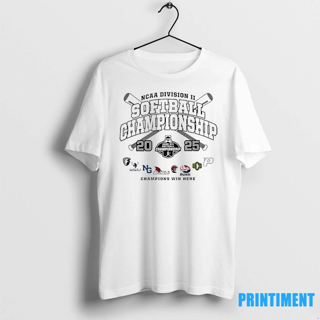 Ncaa Division Ii Softball Championship 8 Teams Logos 2025 Tshirts Sweater