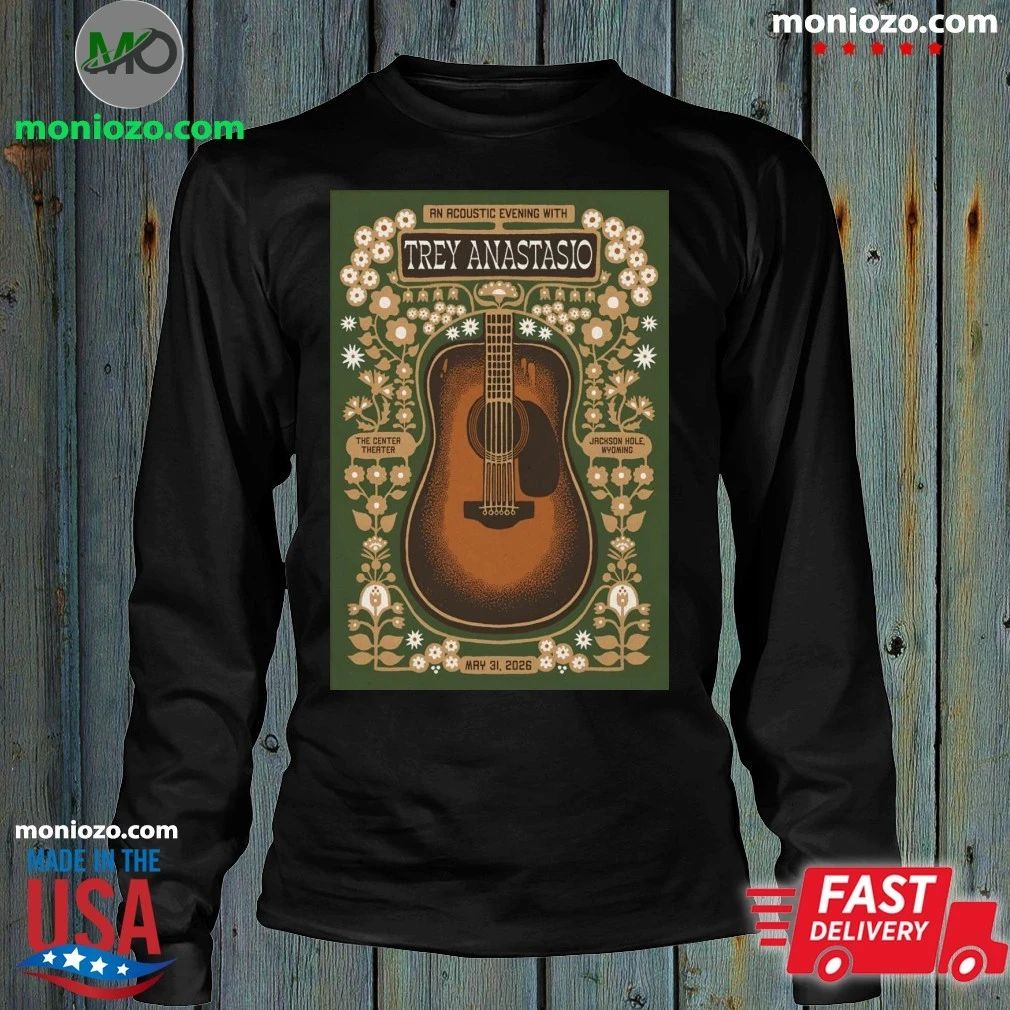 Original Trey Anastasio May 31 2026 Jackson Hole WY Poster Shirt