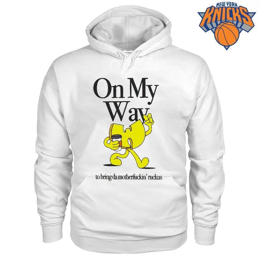 Wu Tang Clan On My Way To Bring Da Motherfuckin Ruckus Hip Hop Cartoon Graphic Shirt