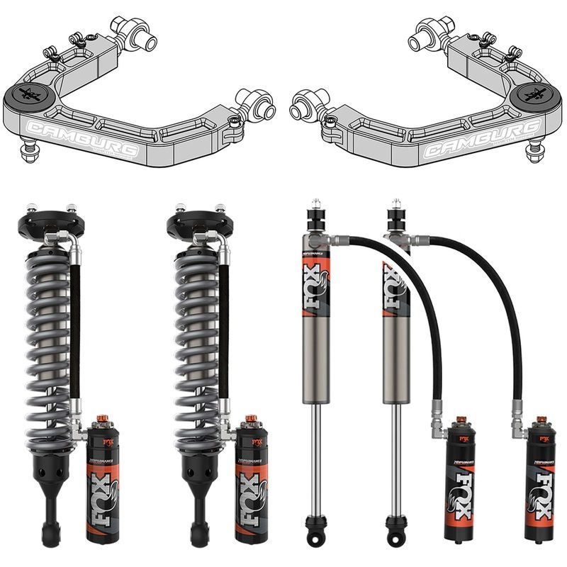 KINETIK Performance Lift Kit w/ FOX 2.50″ Elite DSC