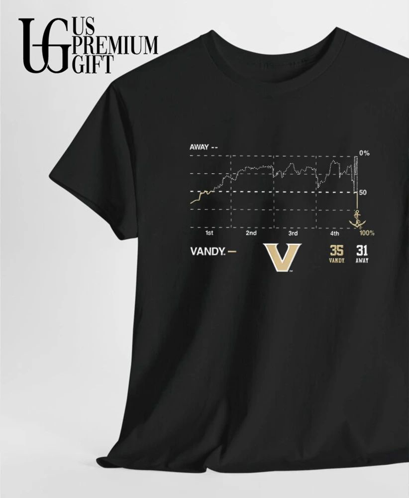 Miracle win probability chart Vanderbilt Commodores football shirt