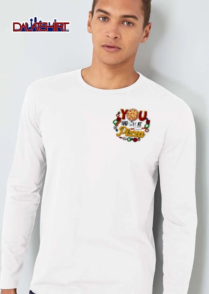 You Had Me At Pizza rolling pin cutter ingredients shirt