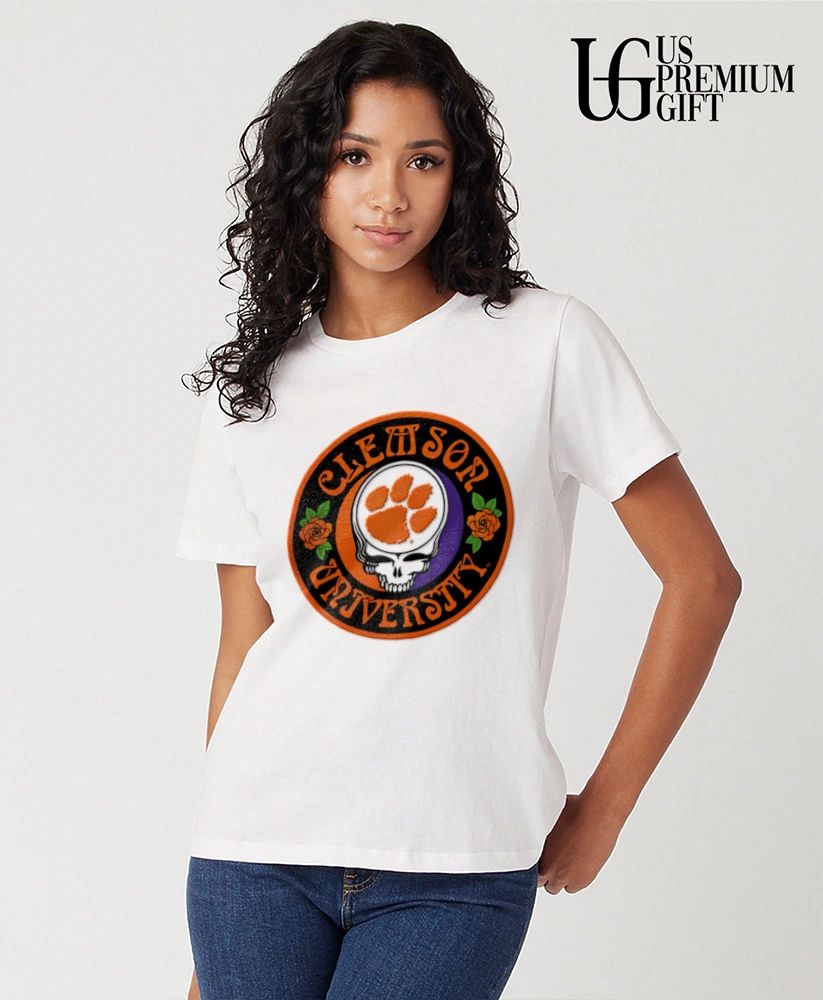 Clemson Tigers Grateful Dead Run For The Roses 2026 logo shirt