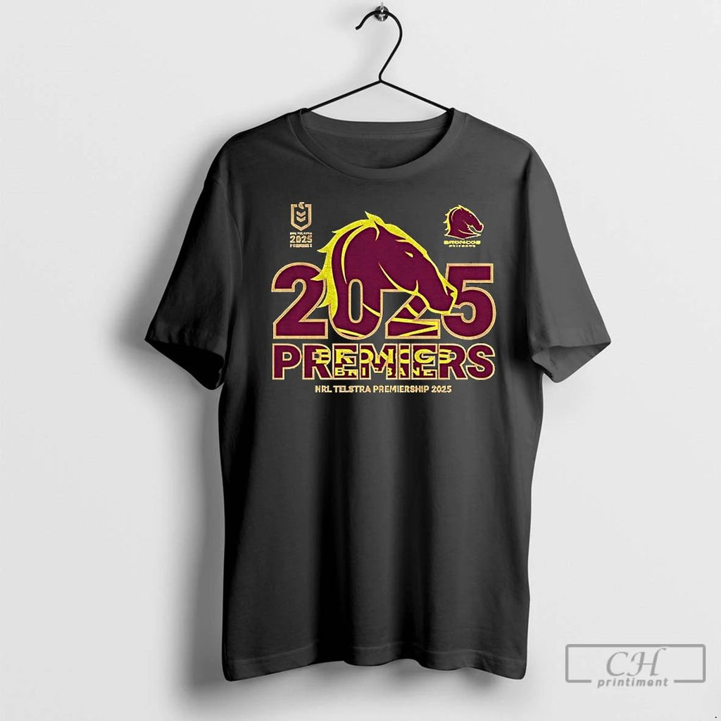 Premium Brisbane Broncos 2025 Nrl Premiership Telstra Premiership 2025