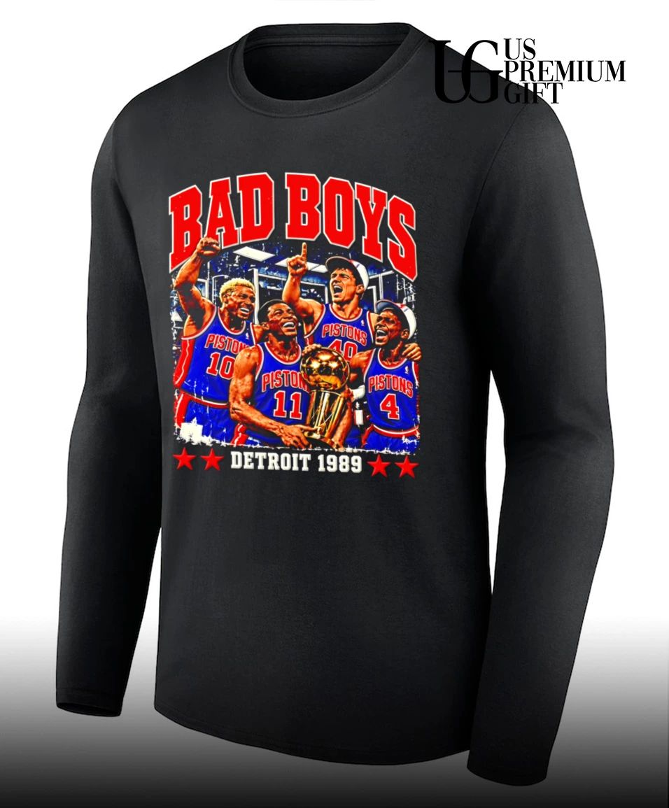 Detroit Piston NBA Bad Boys 1989 vintage shirt