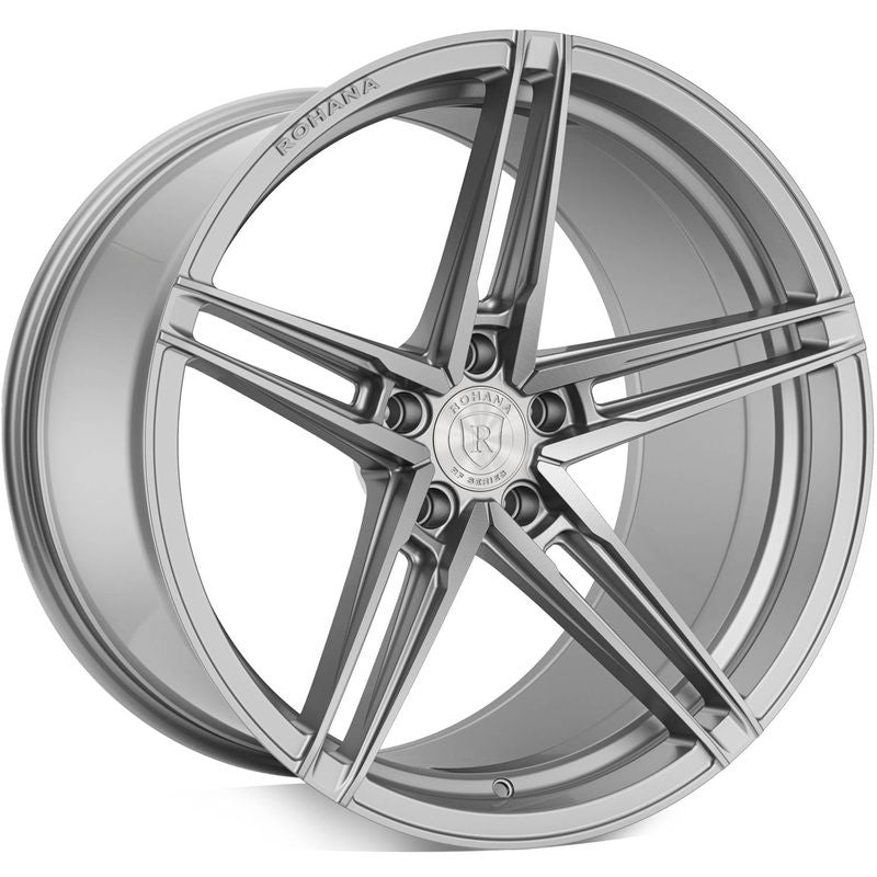 Rohana Wheels RFX15 Brushed Titanium 20×11 | 5×115 (RFX1520115115BT20)