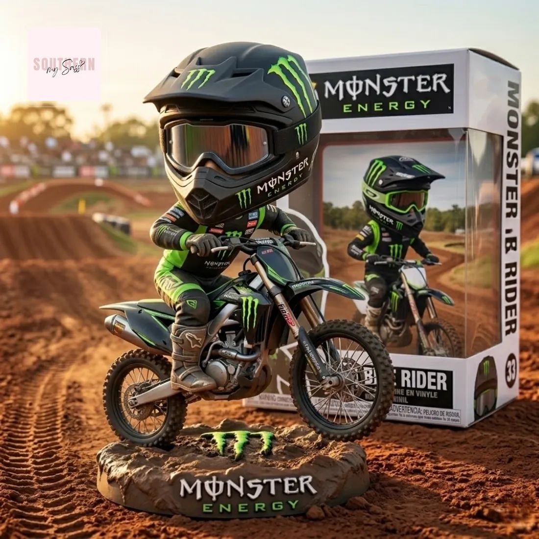Monster Rider Motocross Pop Figure Doll