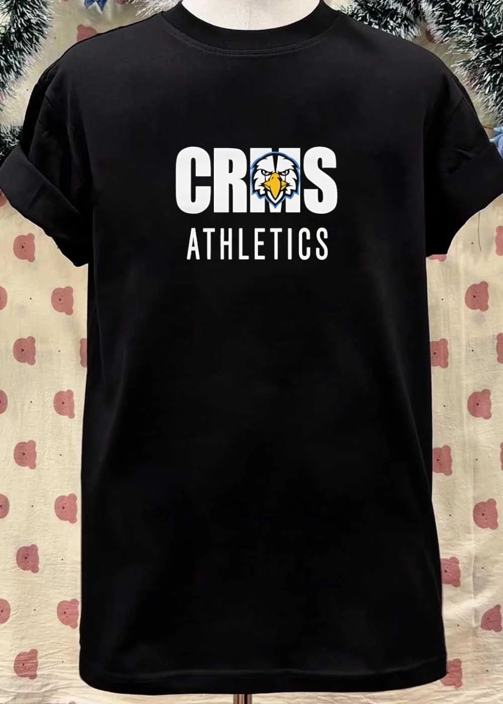Crms Athletics Eagle Mascot Custom Logo Shirt