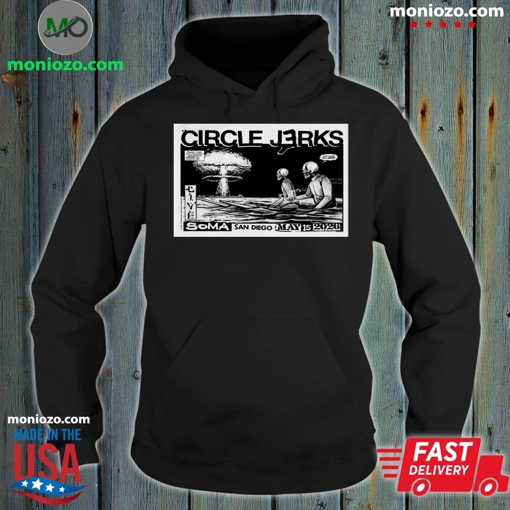 Circle Jerks May 15 2026 SOMA in San Diego CA Poster Shirt