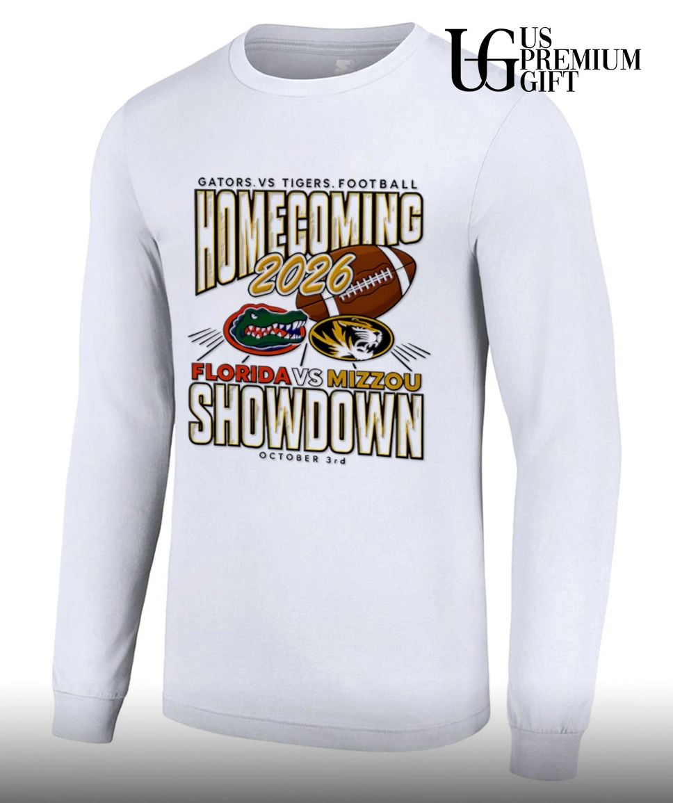 Missouri Tigers vs Florida Gators 2026 Homecoming Showdown logo shirt