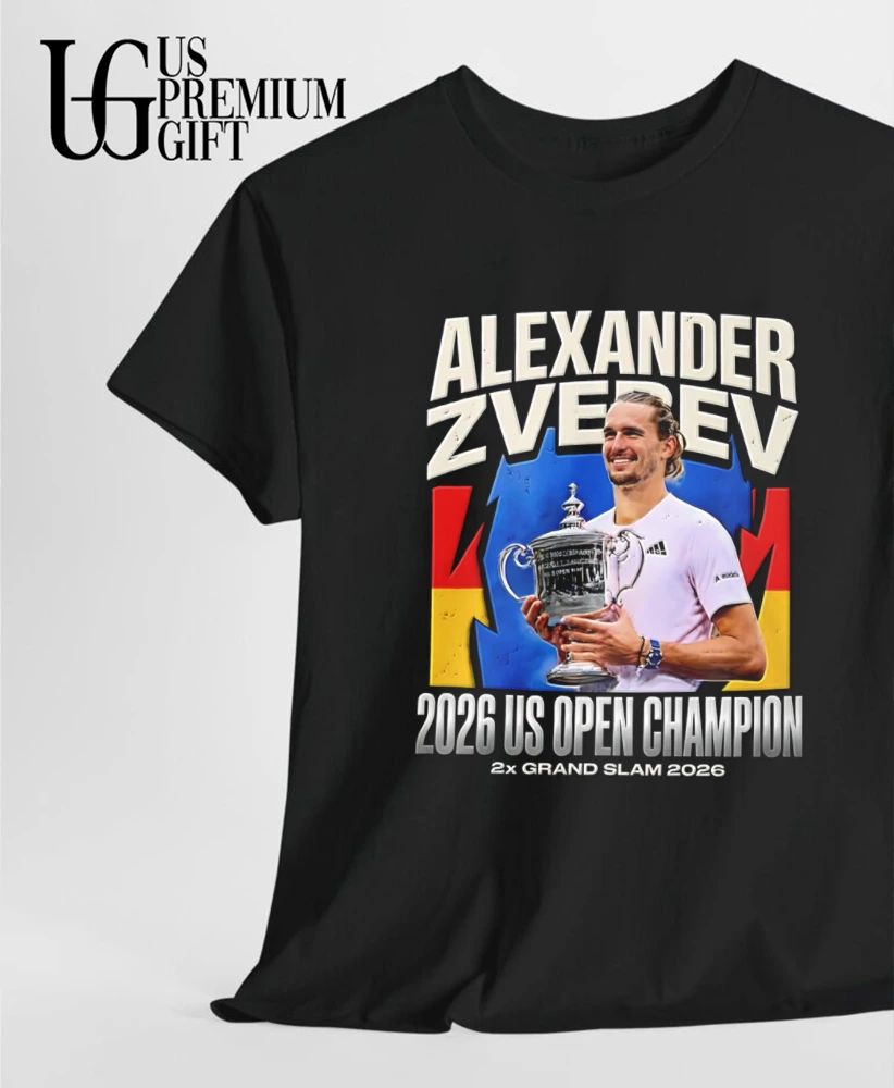 Alexander Zverev 2026 US Open Champion graphic shirt
