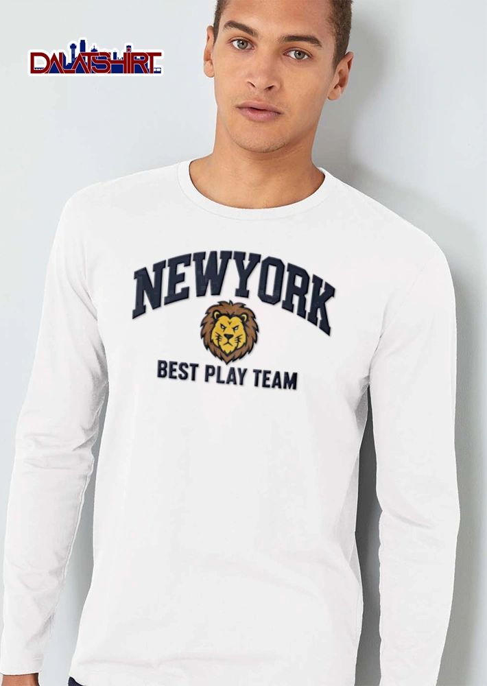 Play Team lion head mascot graphic illustration shirt