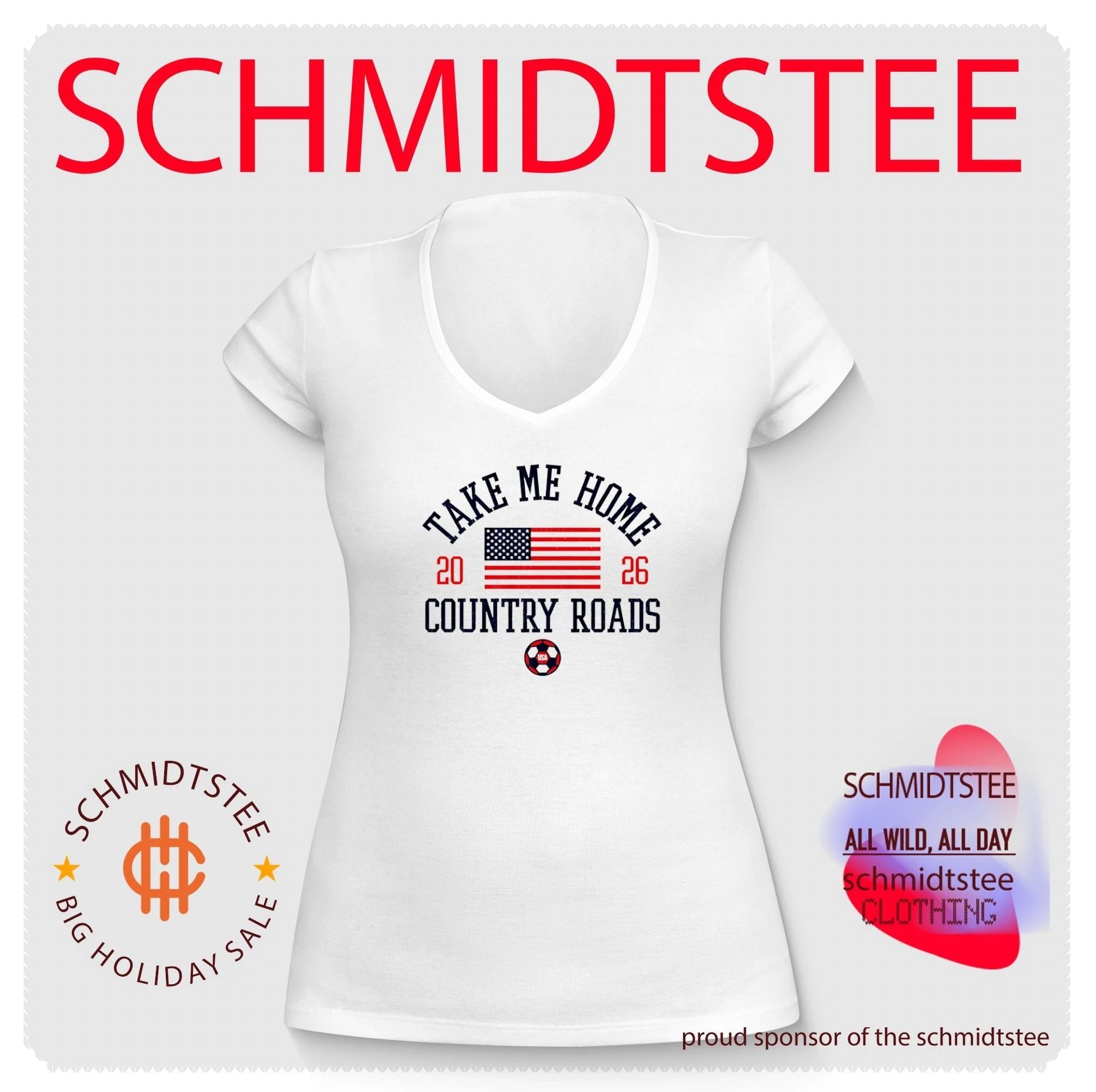USA Take Me Home Country Roads 2026 Soccer shirt