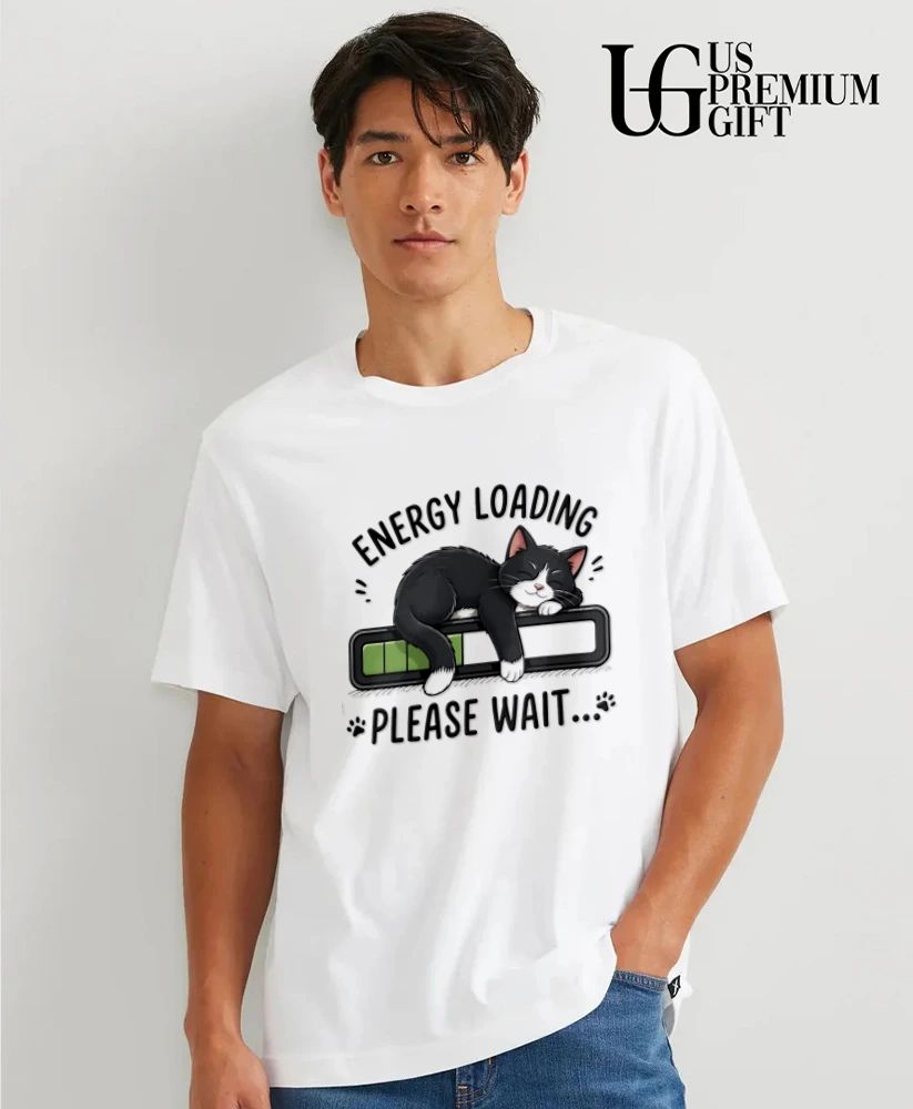 Cat Energy Loading please wait shirt