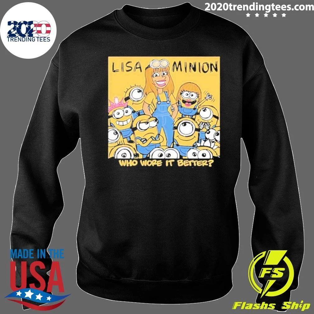 Lisa x Minions Who Wore It Better Ba-ba-ba-bananas For Lalalalisa Vintage Shirt
