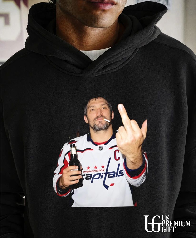 Alexander Ovechkin Washington Capitals middle finger shirt