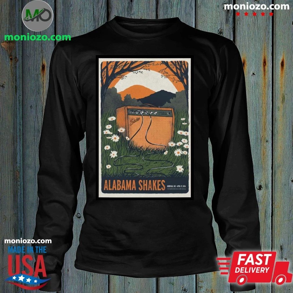 Alabama Shakes Concert Tour Asheville, NC 4 17 2026 Poster Shirt