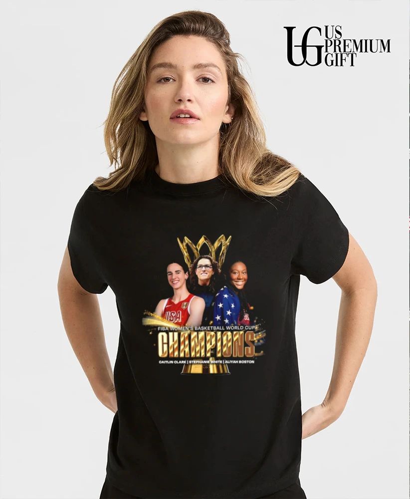 Indiana Fever Caitlin Clark 2026 FIBA World Cup Champions shirt
