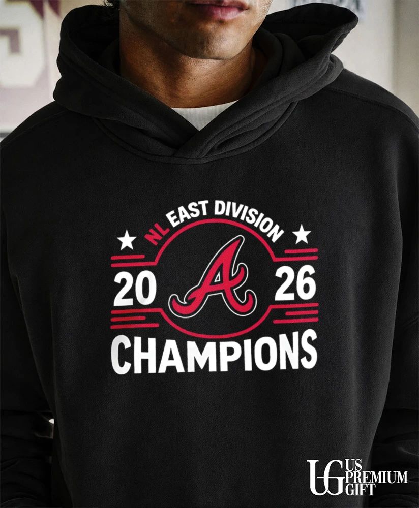 Atlanta Braves NL East Division Champions 2026 shirt