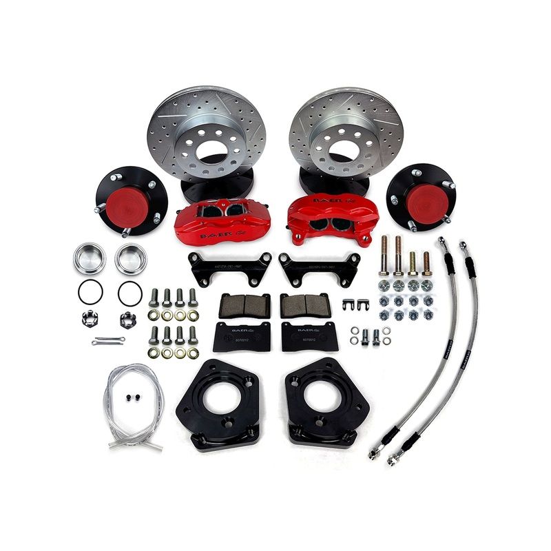 Baer Brakes 11″ SS4 Alum Hub, Front Brake Kit, Black, SDZ