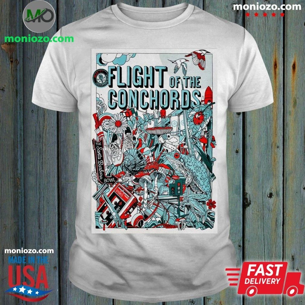 Flight Of The Conchords 5 7 2026 Santa Barbara CA Poster Shirt