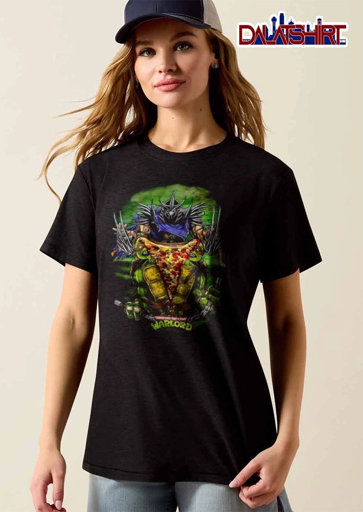 Shredding Since 2004 Warlord Ninja Turtles and Shredder pizza shirt