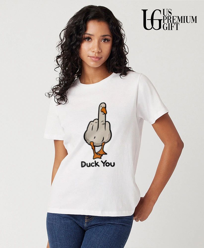 Duck you hand shirt
