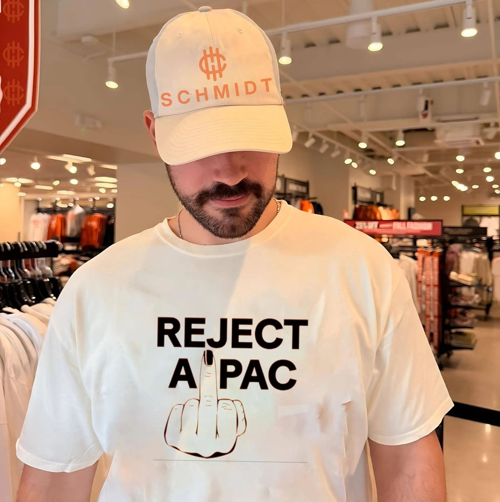 Reject Aipac middle finger shirt