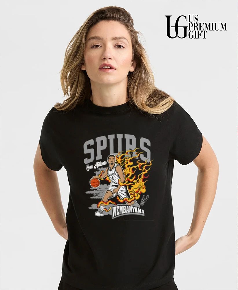 Victor Wembanyama San Antonio Spurs NBA Fired Up shirt