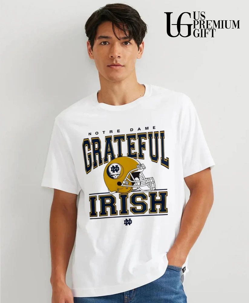 Notre Dame Fighting Irish x Grateful Dead Steal Your helmet shirt