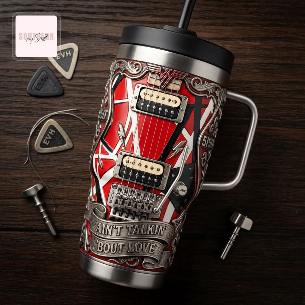 Van Halen Eddie Van Halen Frankenstrat Limited Edition 40oz Insulated Tumbler With Handle