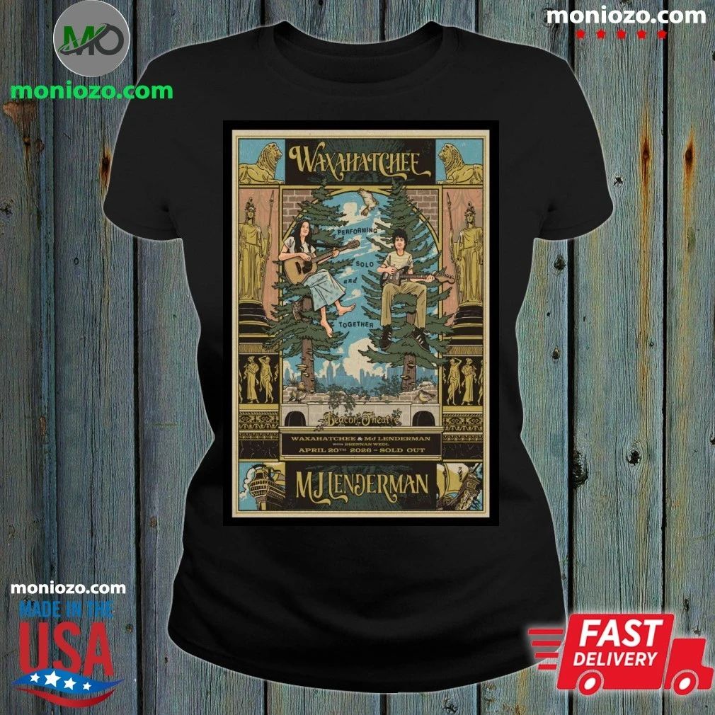 Waxahatchee and MJ Lenderman concert at Beacon Theatre, New York, NY 04 20 2026 Poster Shirt