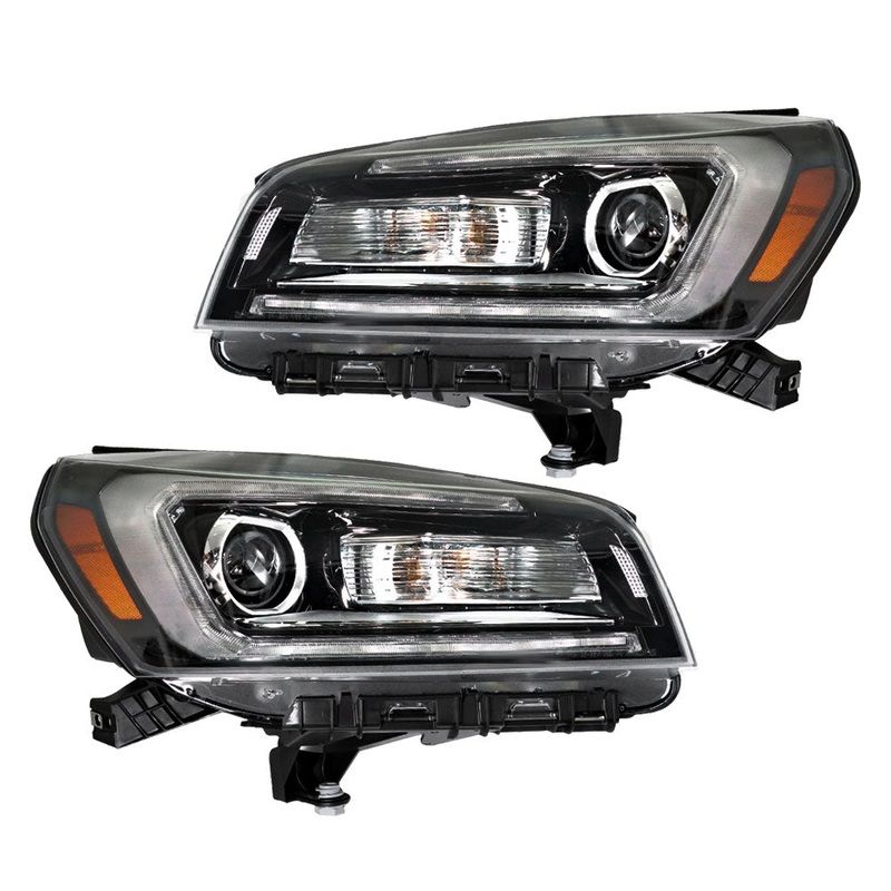 labwork Headlight Assembly Replacement for GMC Acadia Halogen LED 2013-2016 Headlights Set Driver Passenger Side