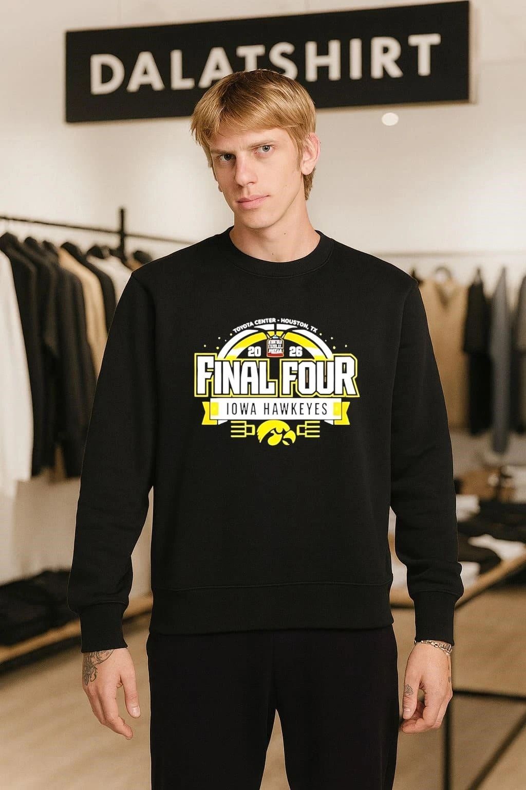 Iowa hawkeyes ncaa men’s basketball final four 2026 shirt
