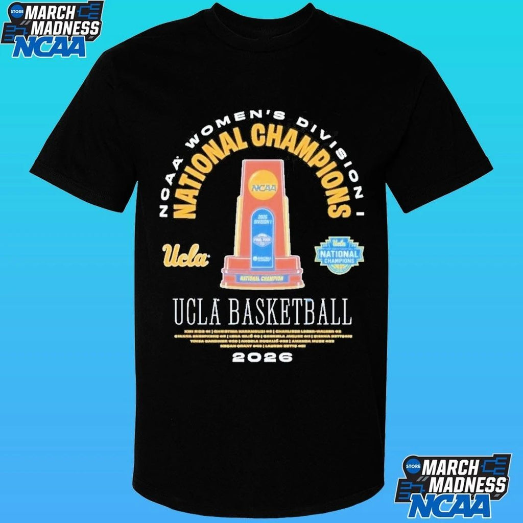 Ucla Bruins 2026 NCAA Women’s Basketball National Champions Legends Trophy Shirt